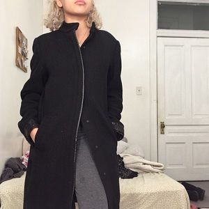 Vince Camuto wool black coat